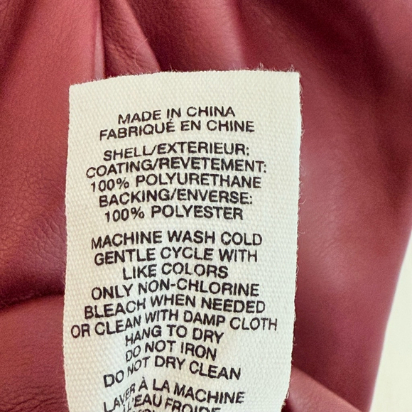 Avec Les Filles Women's Maroon Red Button Up Shirt Size Small NWT - Picture 8 of 8